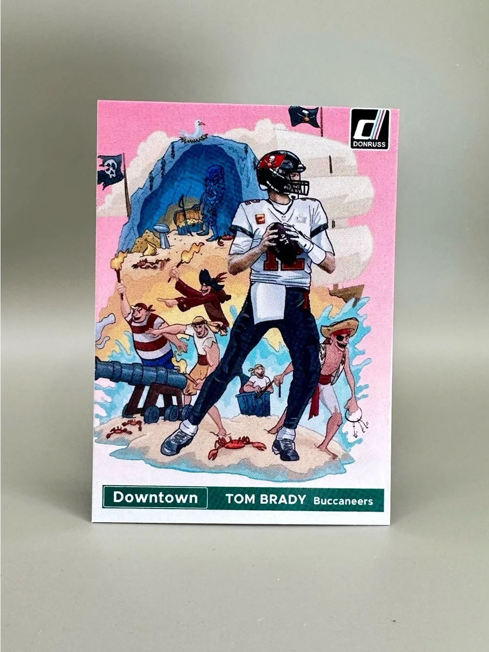 Tom Brady 2021 Panini Downtown #DT-23 Novelty Football Card.